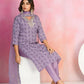 Ethnic Festive Wear Viscose Chanderi Onion Pink Stitched Suit With Dupatta - Tanisha | Swadesiicart