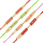 Set of 4 Pretty Pearls Rakhi and Kaju Katli Box | Swadesiicart