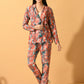 Myshka Women's Multi Printed Coat With Trousers - Swadesiicart