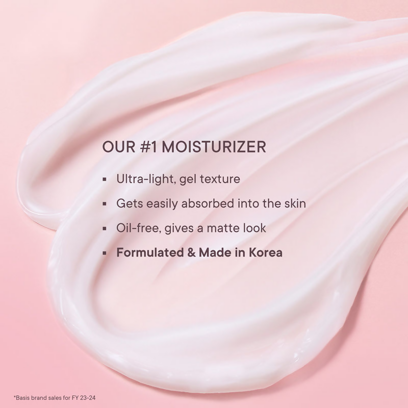Quench Ultra Light Gel Moisturizer With 2% Niacinamide & Cherry Blossom For Intense Brightening | Swadesiicart