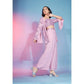 Pink Georgette Sequence With Thread Designer Co-Ord Set - Flory - Swadesiicart