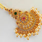 Multicolor AD Peacock Bridal Maang Tikka | Swadesiicart