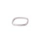 NVR Women's Silver-Plated Rectangular Stylish Ring - Swadesiicart