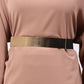 NVR Women Circular Gold-Polished Adjustable Broad Belt | Swadesiicart
