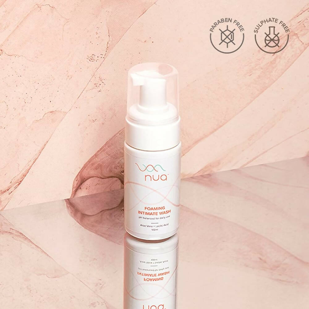 Nua Foaming Intimate Wash with Aloe Vera - Swadesiicart