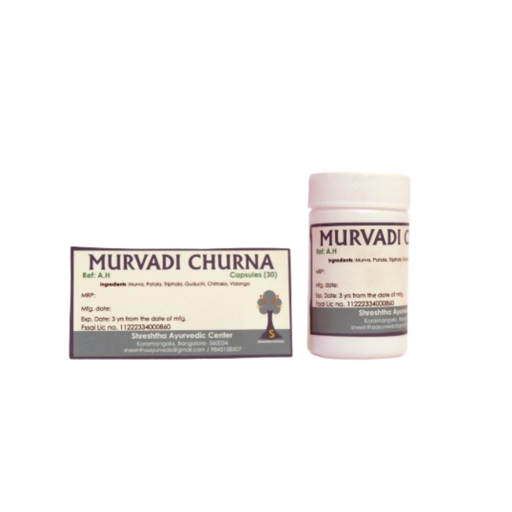 Shreshtha Herbals Murvadi Churna Capsules | Swadesiicart