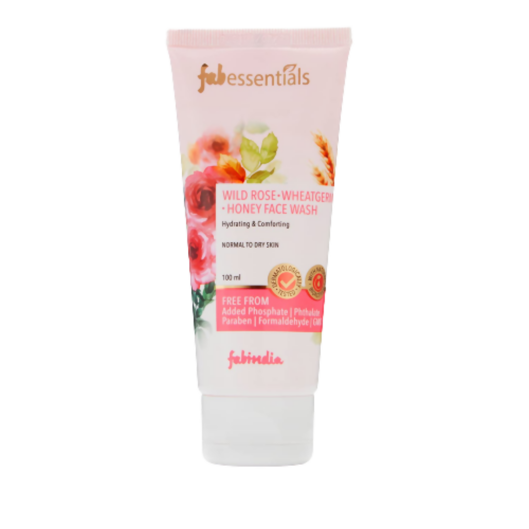 Fabessentials Wild Rose Wheatgerm Honey Face Wash - FabIndia Limited