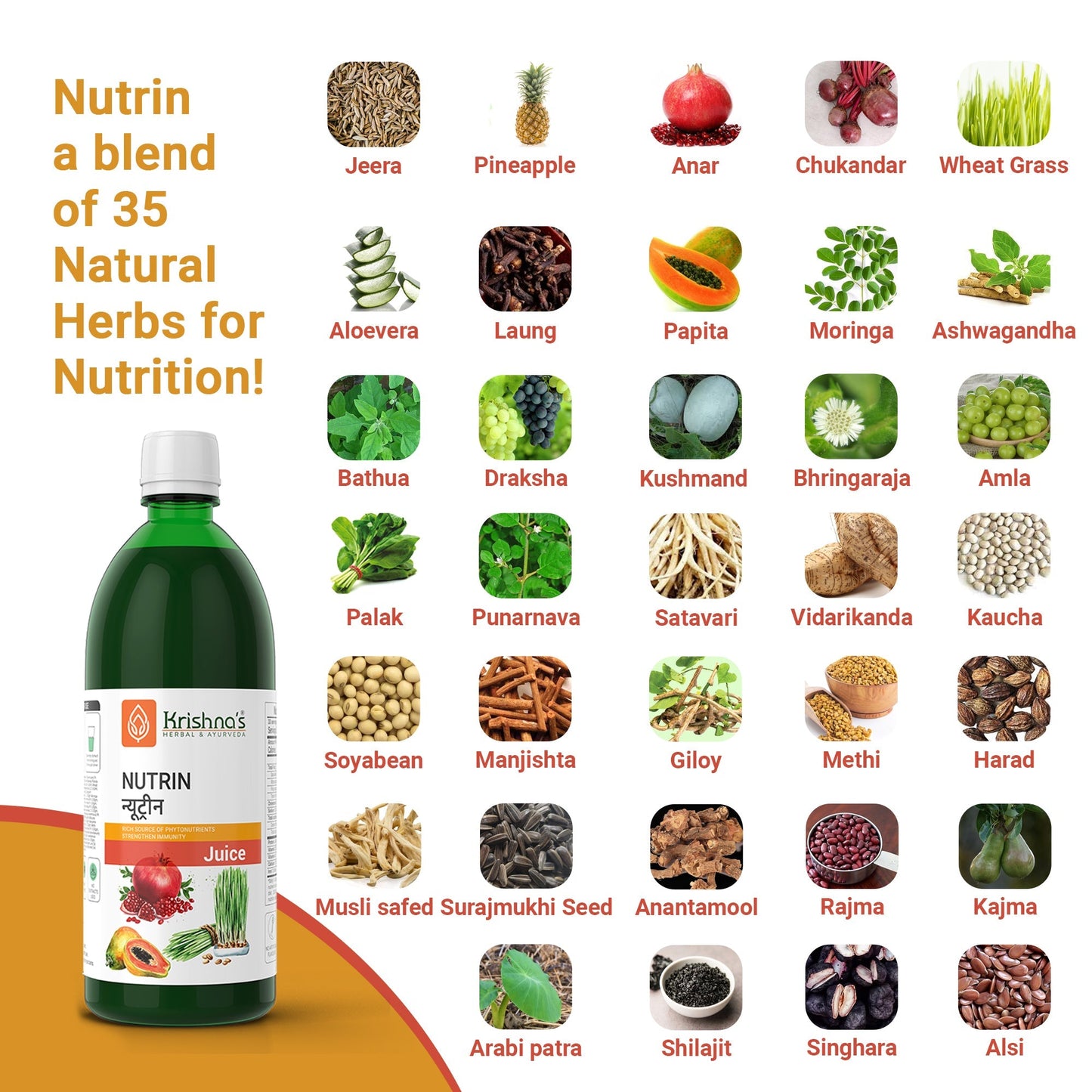 Krishna'S Herbal & Ayurveda Nutrin Juice | Swadesiicart