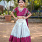 Jyoti Fashion Classy Wine Heavy Chenille Sequins Embroidered Kids Lehenga Choli Set | Swadesiicart