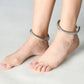 Mominos Fashion Kamal Johar Oxidised Silver Anklets | Swadesiicart