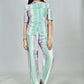 Morchari Digital Print Semi Muslin Co-Ord Set Top & Trouser-Multicolor - Swadesiicart