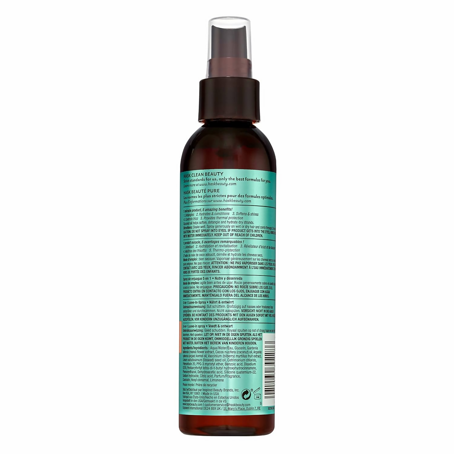 HASK Monoi Coconut Oil Leave-In Hair Spray | Swadesiicart