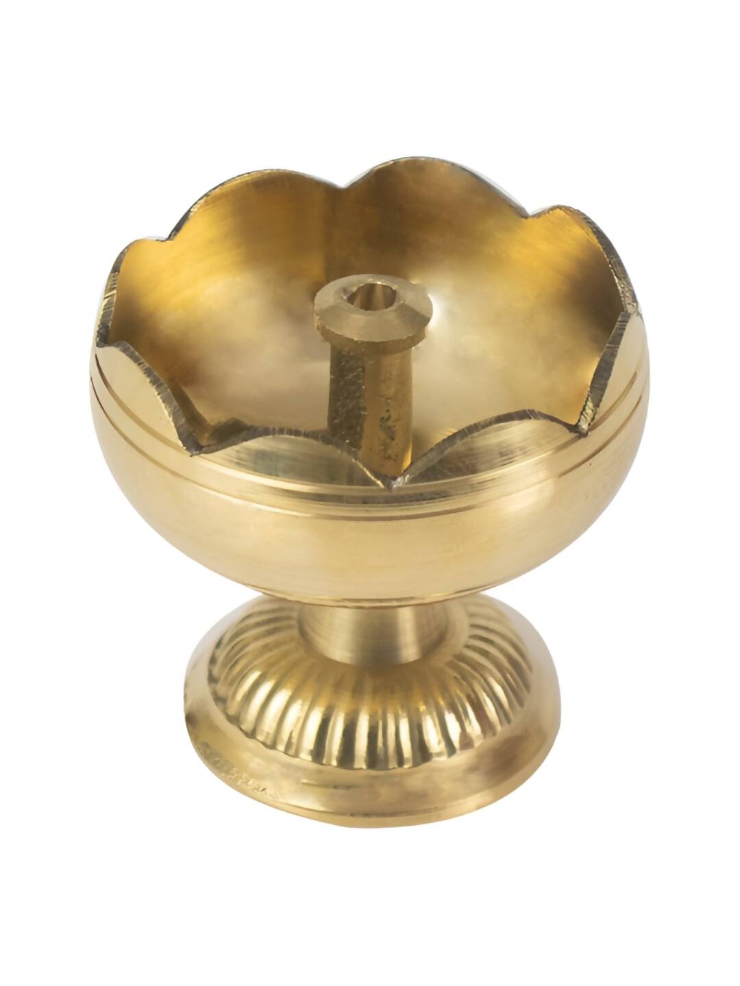 Spillbox Gold-Toned Brass Diya Pooja Essential | Swadesiicart