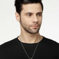 NVR Men Silver Plated Flash Pendent With Chain | Swadesiicart