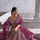 Kesar Fab Purple Banarasi Silk Hand_Woven Lehenga | Swadesiicart