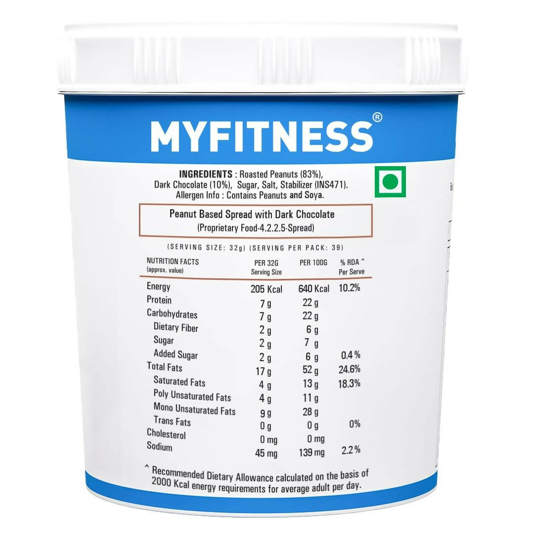 Myfitness Chocolate Peanut Butter Smooth - Swadesiicart
