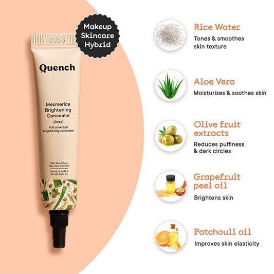 Quench Mesmerice Brightening Concealer - Light | Swadesiicart