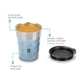 Vaya Popcup Insulated Coffee Mug Tumbler With Lid - 250 ml (Blue) | Swadesiicart