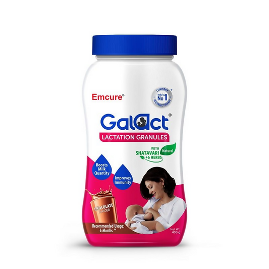 Galact Granules Lactation Granules - Chocolate Flavor With Shatavari - Swadesiicart