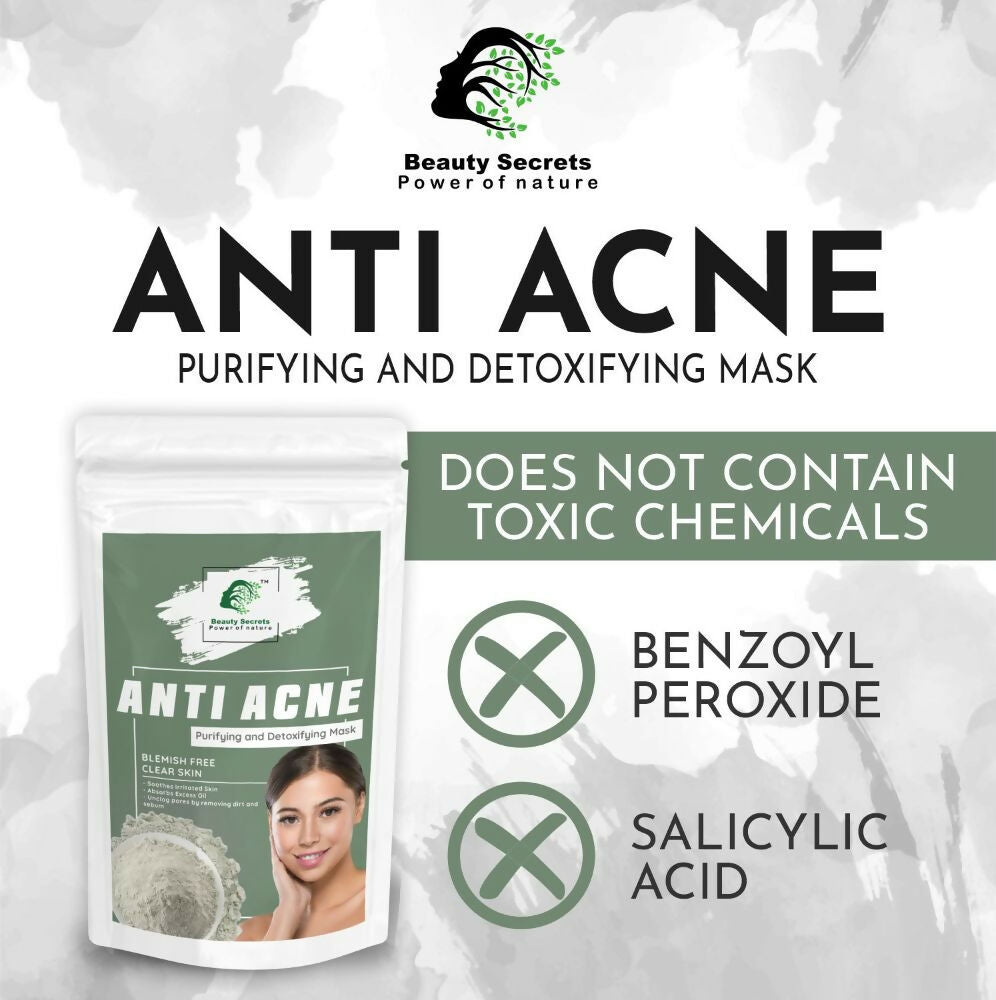 Beauty Secrets Anti Acne Face Mask - Swadesiicart