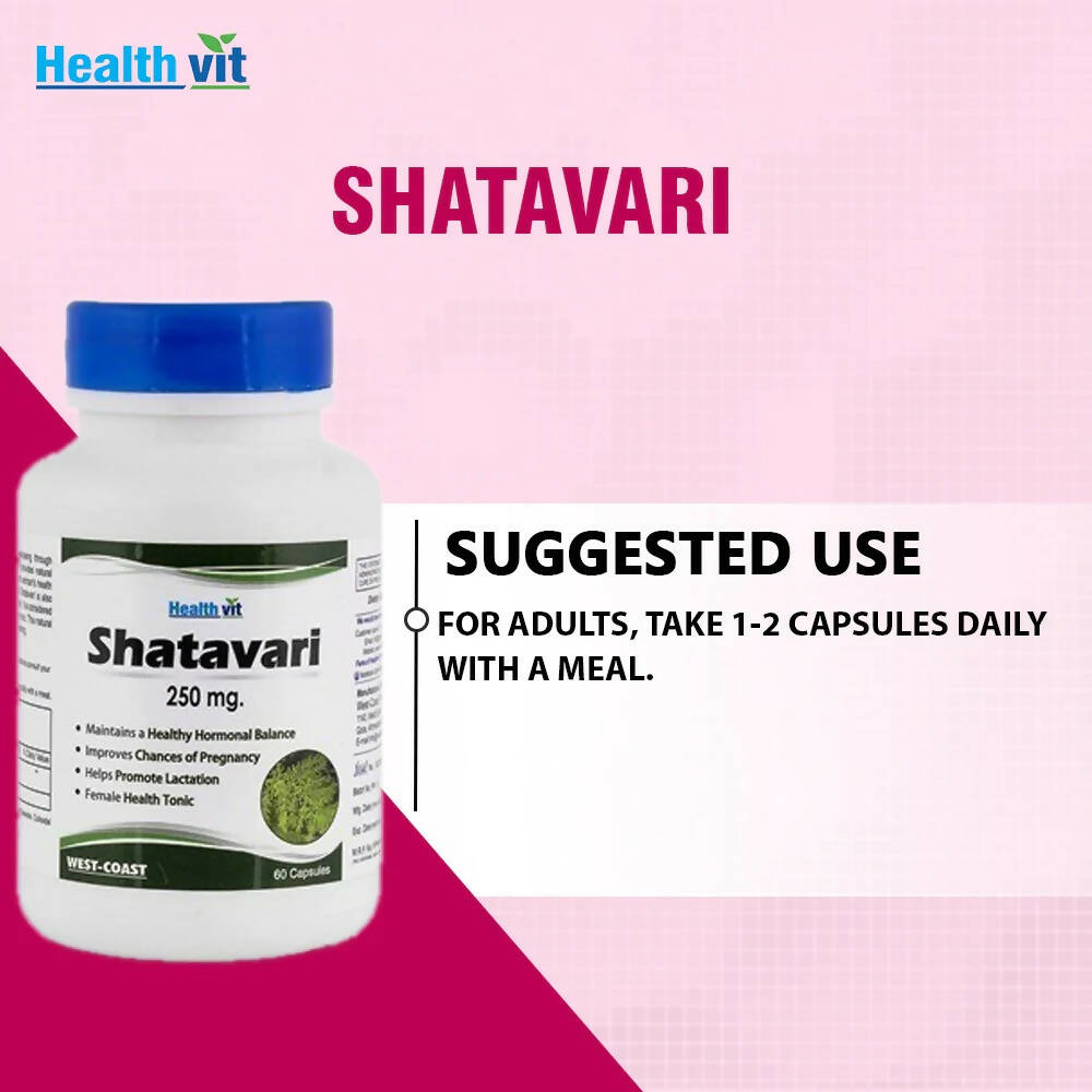 Healthvit Shatavari Capsules - Swadesiicart