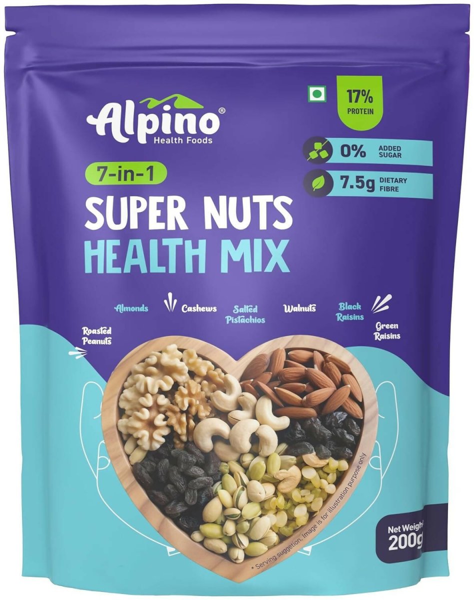 Alpino 7-in-1 Super Nuts Health Trial Mix | Swadesiicart