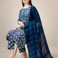 Jyoti Fashion Women's Morpich Rayon Print with Embroidery & Fancy Lace Work Kurta with Trouser & Dupatta | Swadesiicart