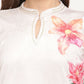 Ahalyaa Women Beige Velvet Digital Print Kurta | Swadesiicart