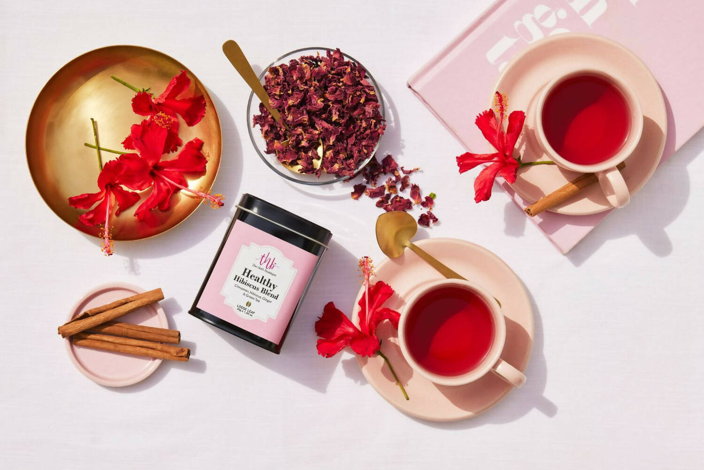 The Herb Boutique Healthy Hibiscus Blend Tea - Swadesiicart
