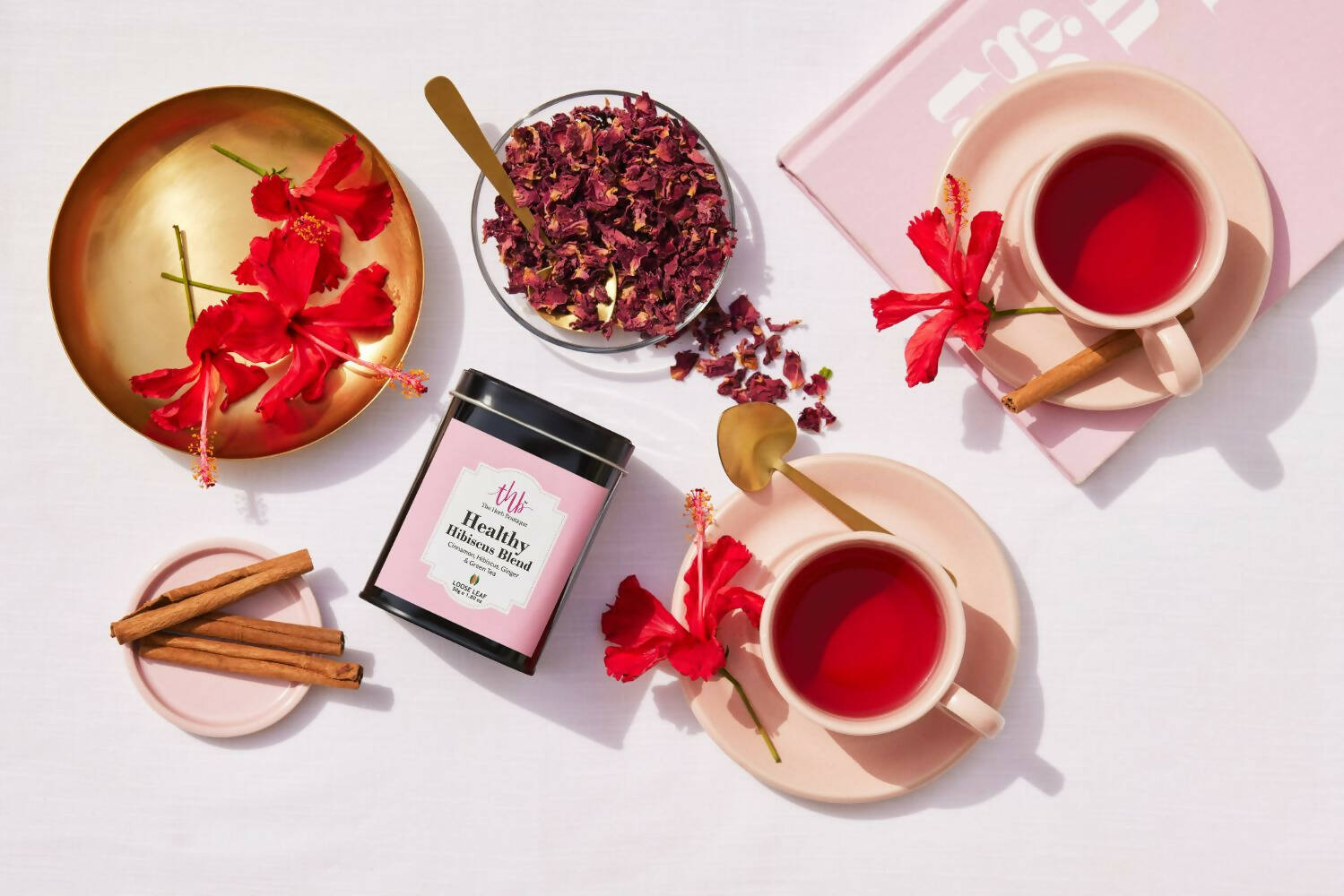 The Herb Boutique Healthy Hibiscus Blend Tea - Swadesiicart
