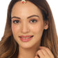 NVR Women's Trending Stylish Gold-Polished Maang Tikka | Swadesiicart