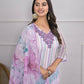 White Viscose Silk Embroidery with Thread and sequence Stitched Suit With Dupatta - Tanisha | Swadesiicart