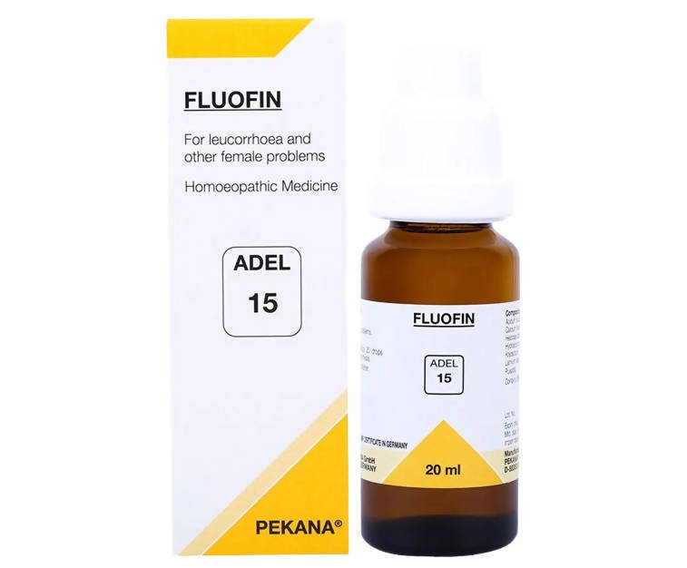 Adel Homeopathy 15 Fluofin Drops | Swadesiicart