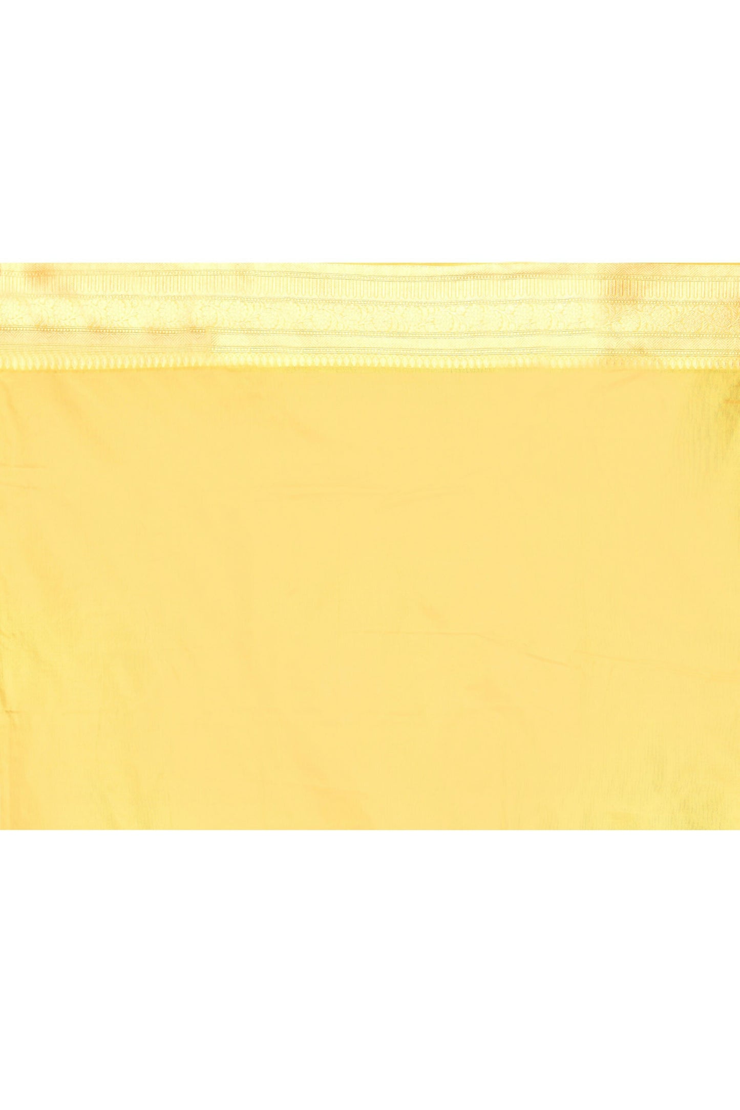 Joban Fashion Yellow Pure Katan Pure Handloom Banarasi Silk Saree | Swadesiicart
