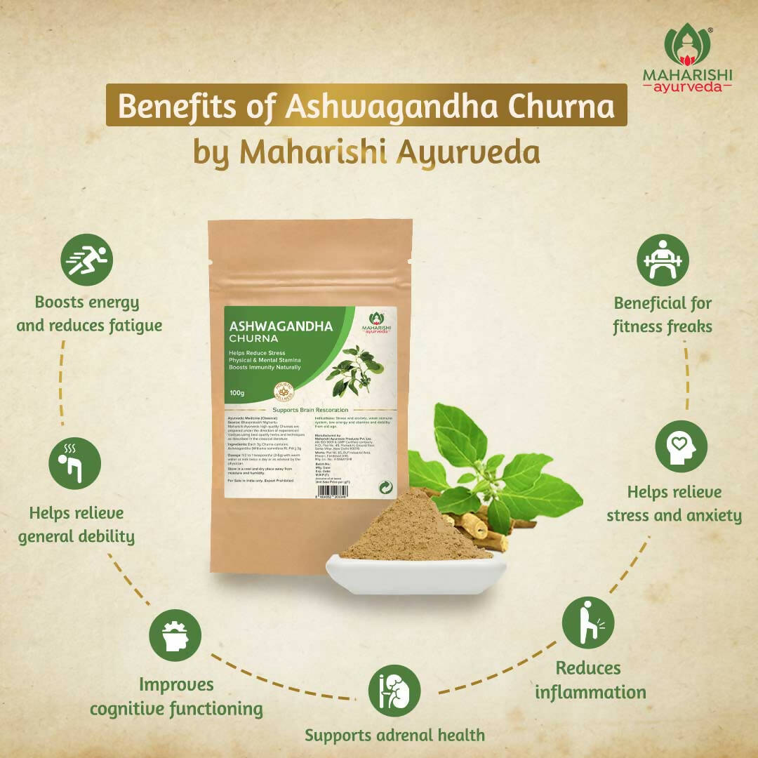 Maharishi Ayurveda Ashwagandha Churna - Swadesiicart