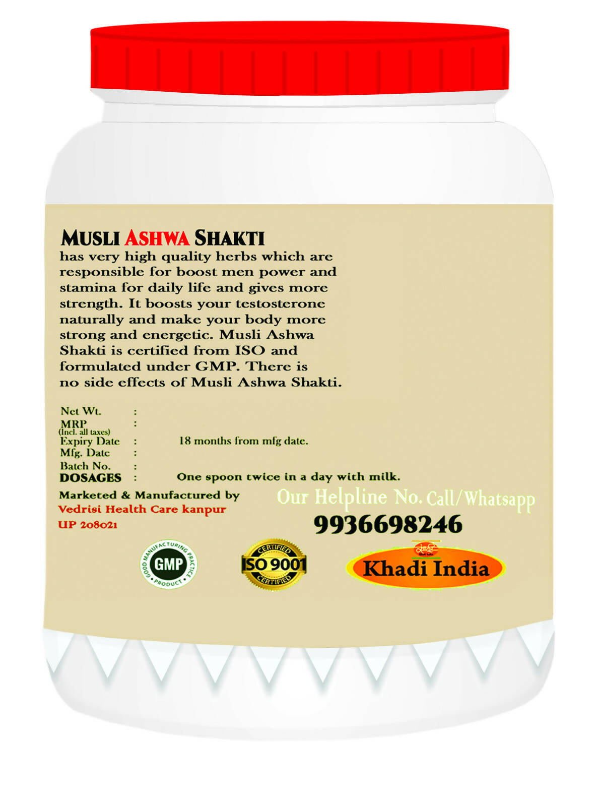 Trivang Musli Ashwa Shakti | Swadesiicart