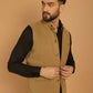 Even Apparels Pure Wool Nehru Jacket - Beige | Swadesiicart