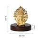 House Of Wemy Gold-Polished Lord Kalpavrikshya Tree Ganesha Idol - Swadesiicart