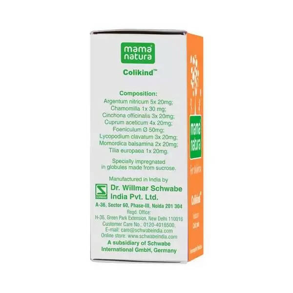 Dr. Willmar Schwabe India Mama Natura Colikind Globules for Children | Swadesiicart