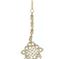 Mominos Fashion Johar Kamal Traditional Rajwadi Design Heavy Golden Colour Necklace Set - Swadesiicart