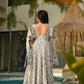 Aayaa Designer Printed Full Flared Gown - Multi Color