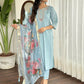 Lavender Viscose chanderi Stitched Suit With Dupatta - Tanisha | Swadesiicart