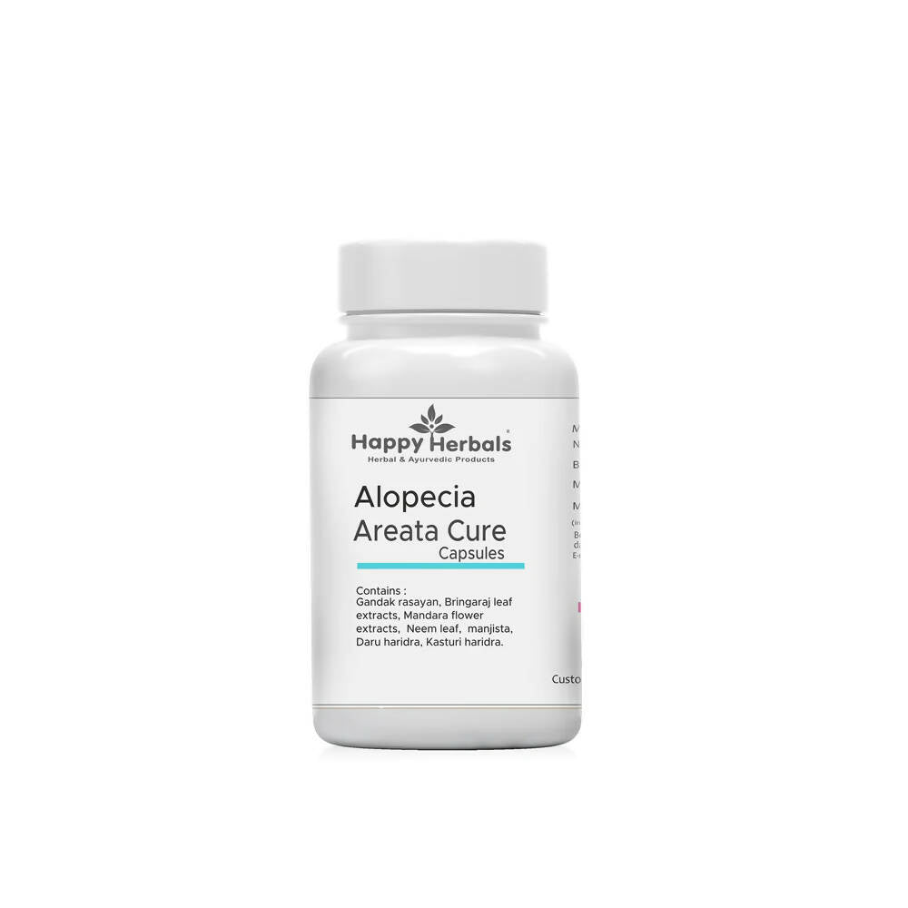 Happy Herbals Aloepecia Cure Capsules | Swadesiicart