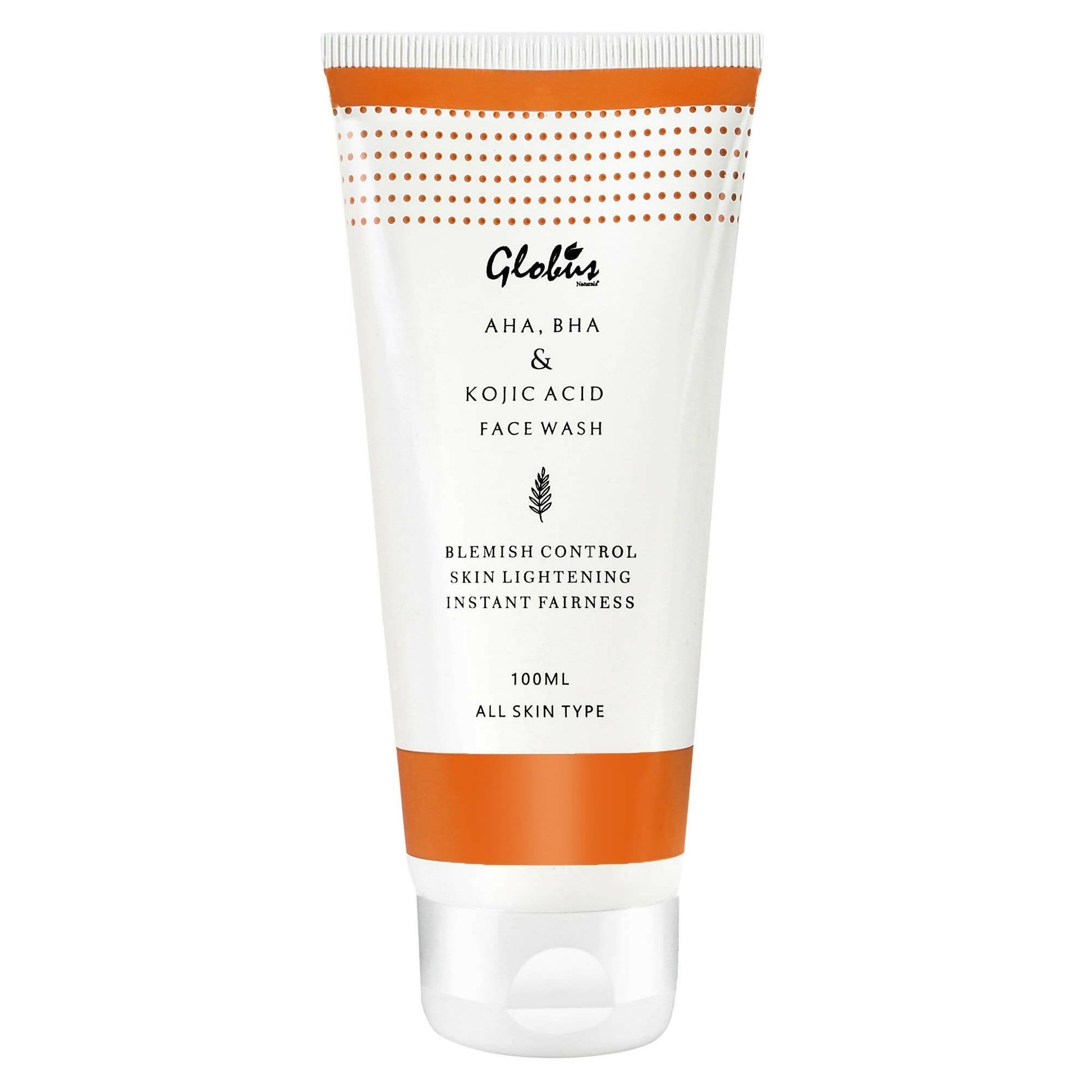 Globus Naturals AHA, BHA Herbal Face Wash - Limited Time Offer - Swadesiicart