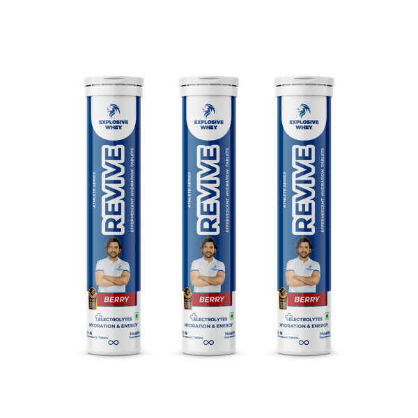Explosive Whey Athlete Series Revive Hydration Tablets | Swadesiicart