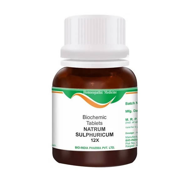 Bio India Homeopathy Natrum Sulphuricum Biochemic Tablets | Swadesiicart
