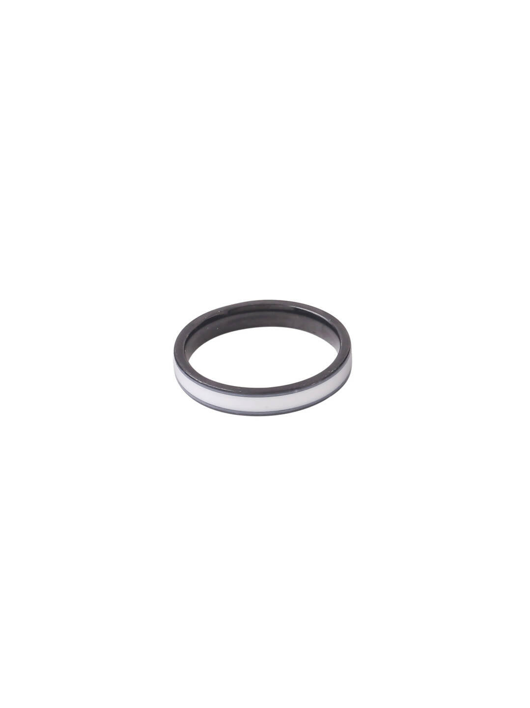 NVR Men's Silver Metal Ring - Swadesiicart