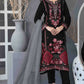 Anaita Black Velvet Suit with Embroidery Sequence Work - Swadesiicart