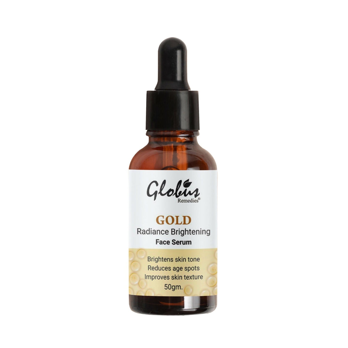 Globus Remedies Gold Radiance Anti Aging Face Serum, For Skin Lightening & Dark Spots Removal | Swadesiicart