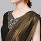 Ahalyaa Black Crepe Dress | Swadesiicart